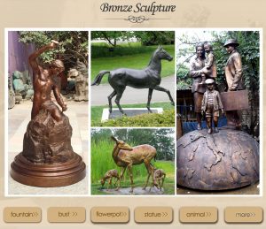 Bronze sculptures