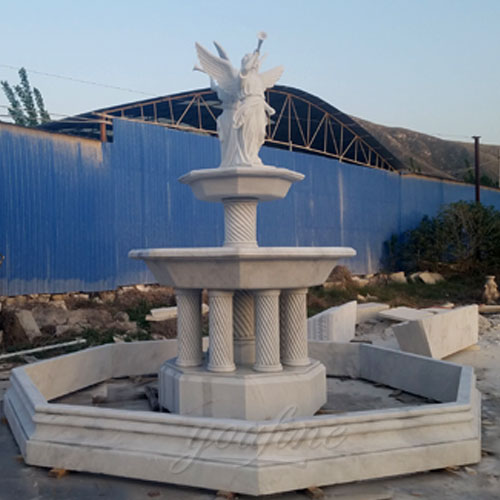 Australian Client Ordered 6M Large Marble Water Fountain With Statues