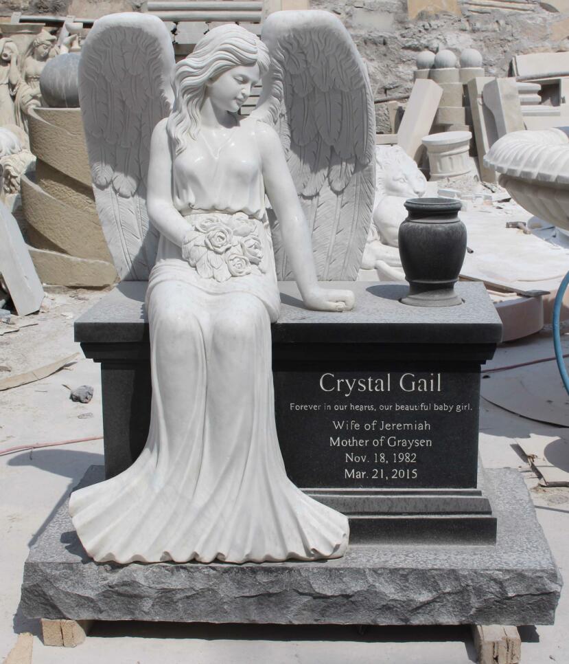 Marble Angel Headstone