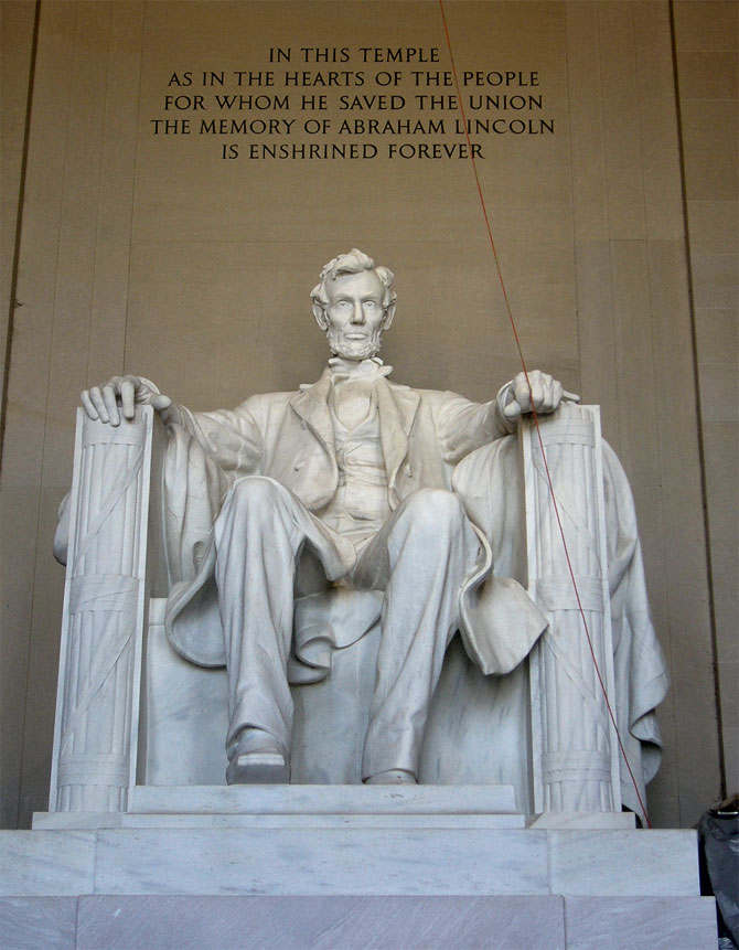 Abraham Lincoln Statue by Daniel Chester
