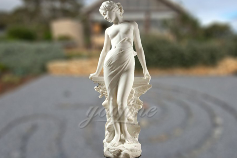 Life Size Naked Female Marble Statue