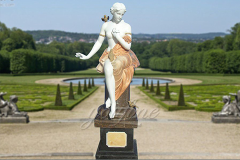 Garden Decoration Western Lady Marble Statue
