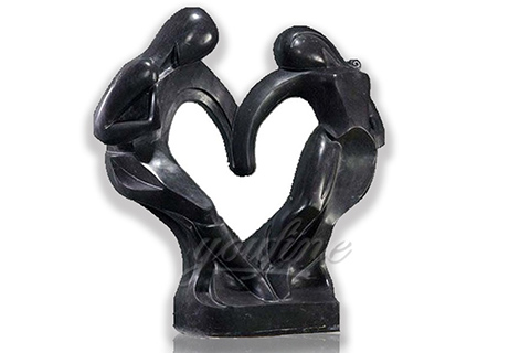 Modern Sculpture Abstract Art Lovers Marble Statue