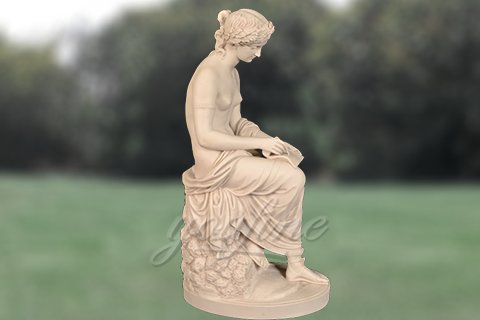 Hand carved nude lady marble sculpture