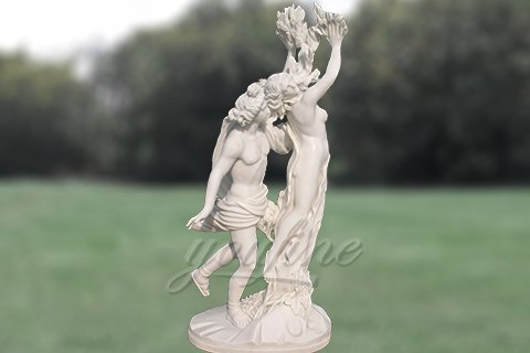 Outdoor famous marble Apollo and Daphne statues for garden