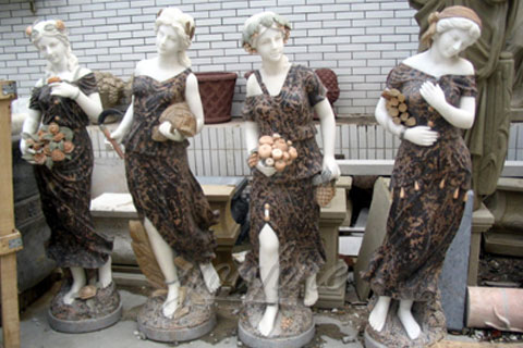 Garden Beautiful Four Season Ladies marble for outdoor decor