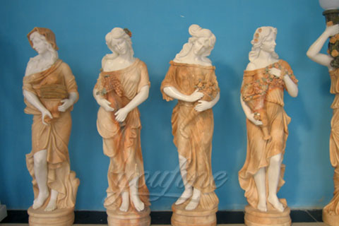 Hot Sale Garden Decorative Four Seasons Marble Statue Wholesale