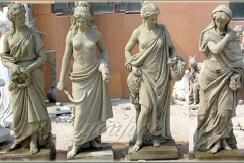 Hot Selling four season sculpture for outdoor decoration