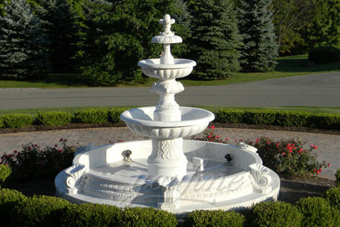 Install A Large Garden Lion Head Marble Fountain In New Zealand