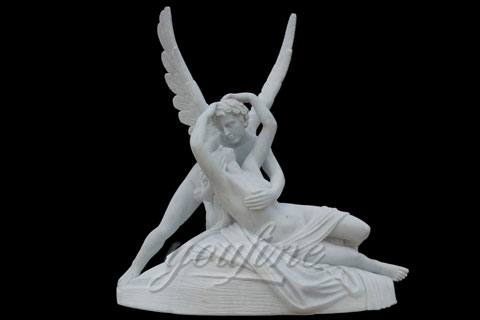 Hand Carved Marble Cupid Angel sculptures